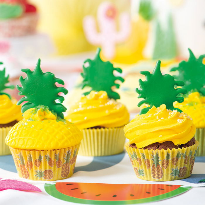 Decupatoare Plastic Fructe - Ananas si Capsuna Ø 7 si 10 x H 2.2 cm, 2 Buc [5]