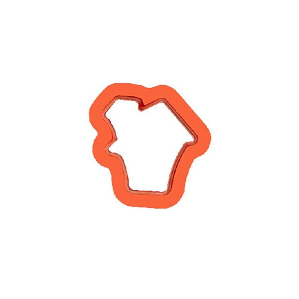 Decupatoare Plastic Halloween - Casa Bantuita, Ø 3.8 x H 2.2 cm [1]