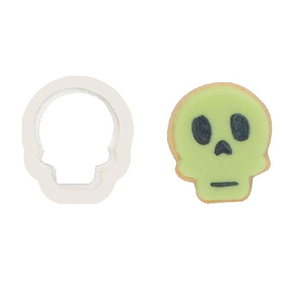 Decupatoare Plastic Halloween - Craniu, Ø 4 x H 2.2 cm [2]