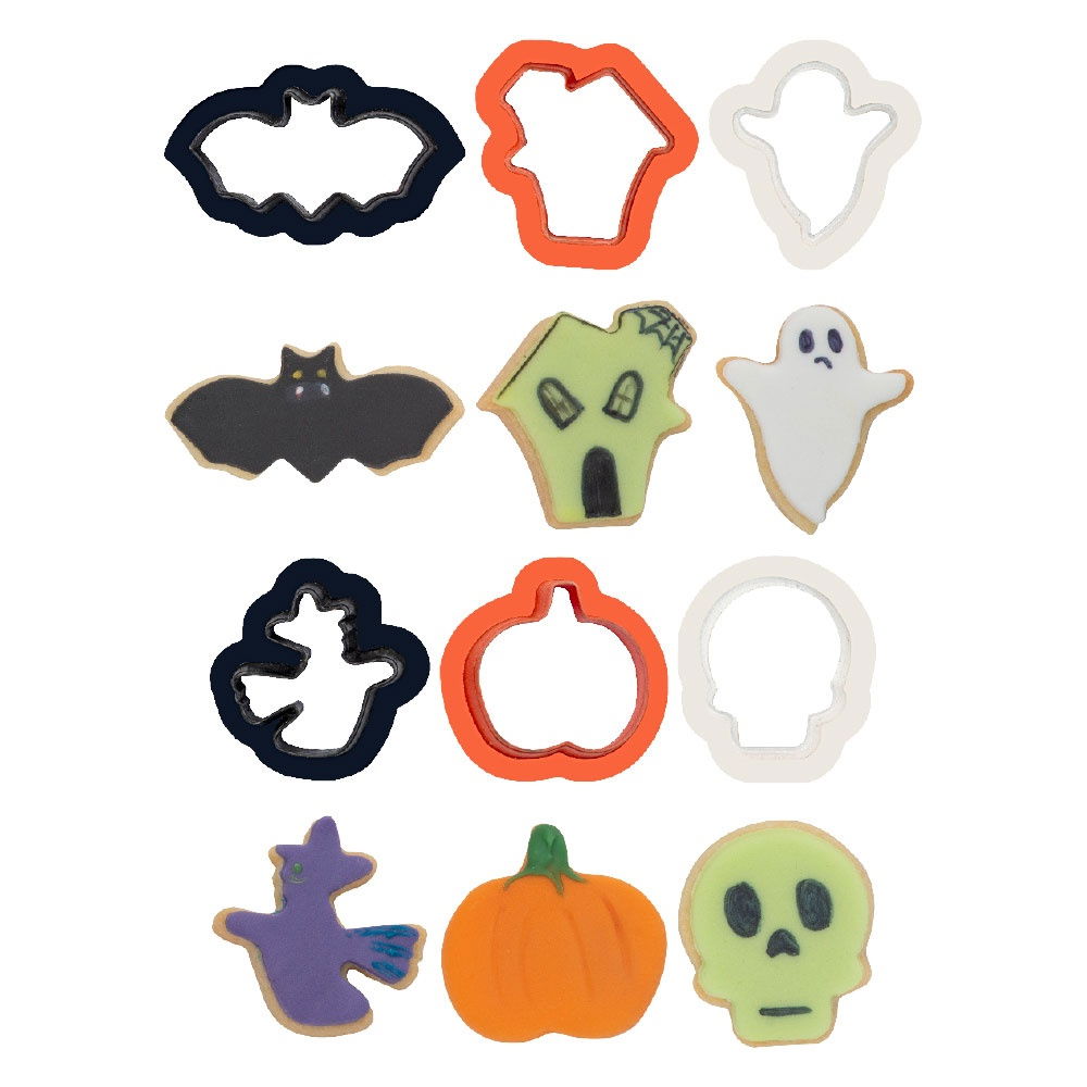 Decupatoare Plastic Halloween - Craniu, Ø 4 x H 2.2 cm [3]