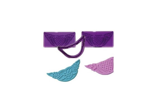 Dantela 10 x 5 cm - Decupator cu 2 Marcatoare Plastic, Set 3 Buc [3]