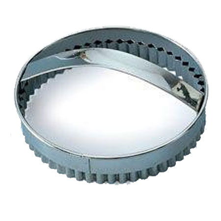 Rotund Festonat - Decupator Inox cu Maner, Ø 12 x H 2 cm [1]