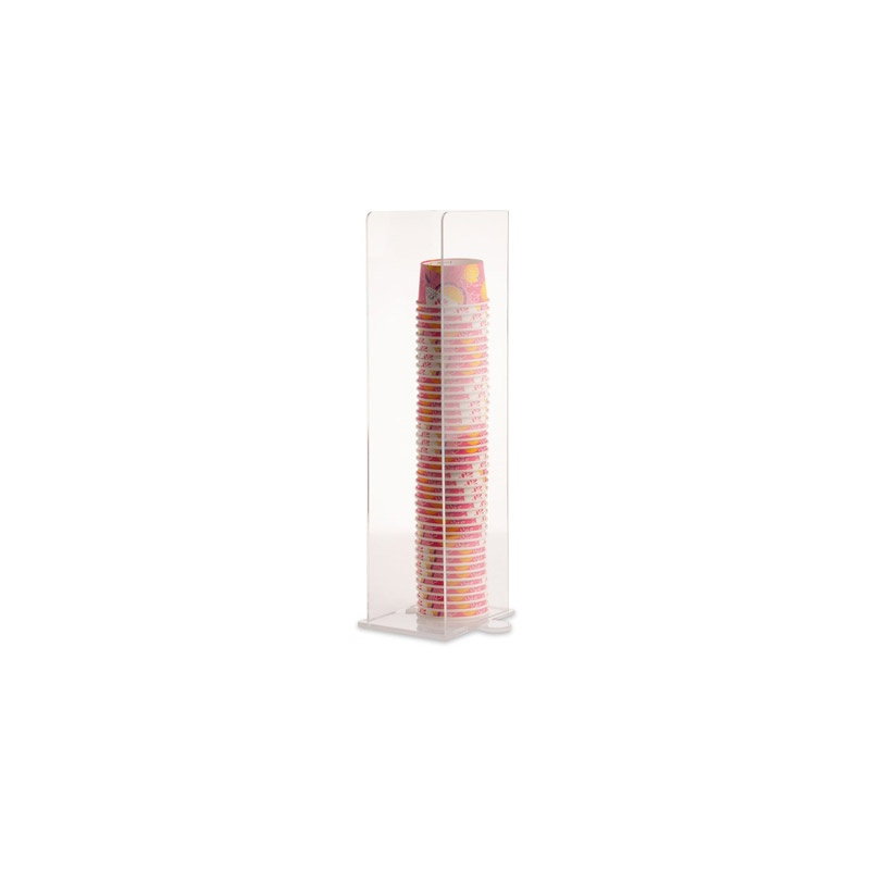 Dispenser Pahare Inghetata, Plexiglas Transparent, 13.5 x H 40 cm [1]