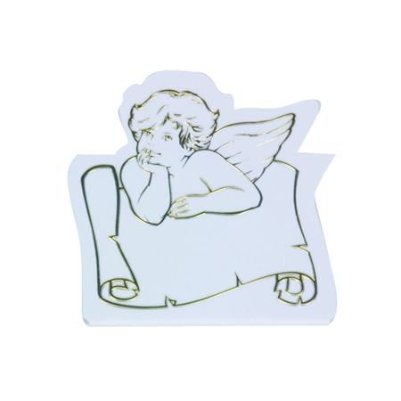 Etichete Pret Material Plastic Alb, Imprimeu Auriu, 6.5 x H 6.5 cm, Set 15 buc [1]