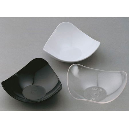 Farfuriute Blow Ø 8.5 x H 3 cm, Plastic Negru, Set 100 Buc [3]