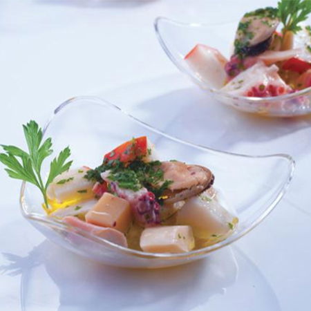 Farfuriute Blow Ø 8.5 x H 3 cm, Plastic Negru, Set 100 Buc [4]