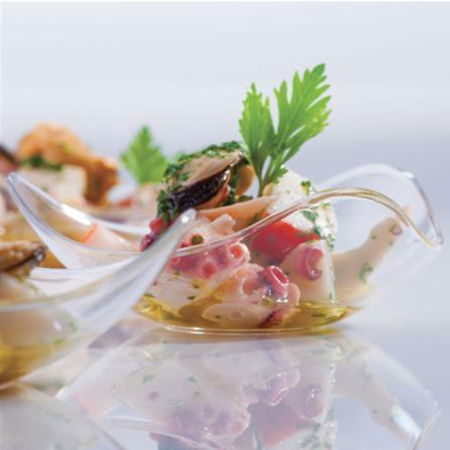 Farfuriute Blow Ø 8.5 x H 3 cm, Plastic Negru, Set 100 Buc [5]