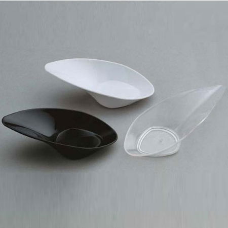 Farfuriute Wing 10 x 5 x H 3 cm, Plastic Transparent, Set 100 Buc [2]