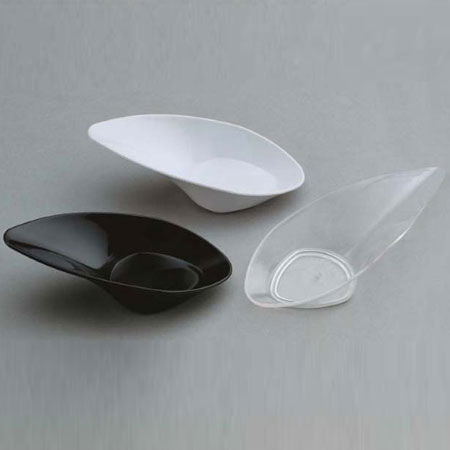 Farfuriute Wing 10 x 5 x H 3 cm, Plastic Transparent, Set 20 Buc [2]