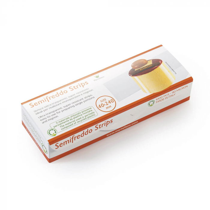 Fasii Acetofan 24 x 4 cm, gosime 80 microni, Set 1000 Buc [1]