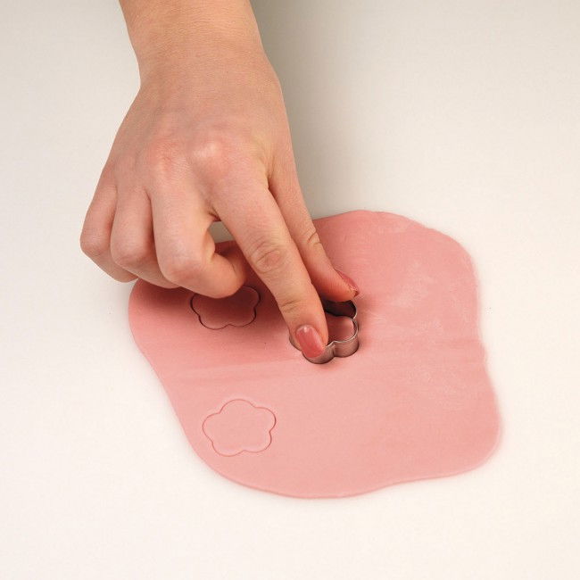 Floare de Cires - Decupator Inox si Mulaj Silicon Ø 2.5 cm, Set 2 Buc [5]