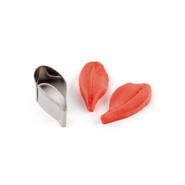 Crin Mic Petale - Decupator Inox si Mulaj Silicon 5.4 x 2.5 cm, Set 3 Buc [1]