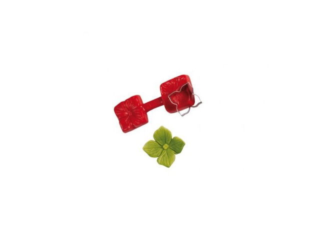 Hortensie Floare - Decupator Inox si Mulaj Silicon Ø 2.2 cm, Set 2 Buc [3]