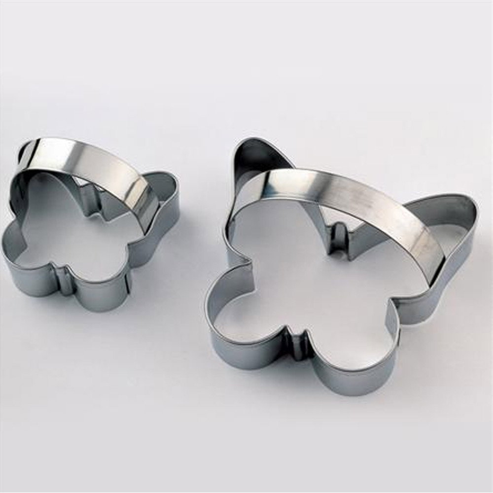 Fluturi - Decupatoare Inox cu Maner, Ø 9 si 6 x H 2 cm, Set 2 Buc [1]