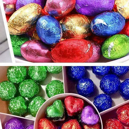 Foite Ambalare, Aluminiu Verde 20 x 20 cm, 150 Buc [2]