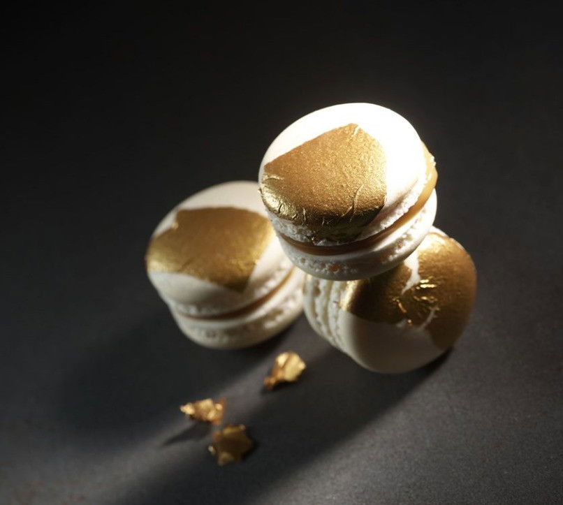 Foite Aurii Comestibile pentru Decorarea Alimentelor 8 x 8 cm, 45 buc [7]