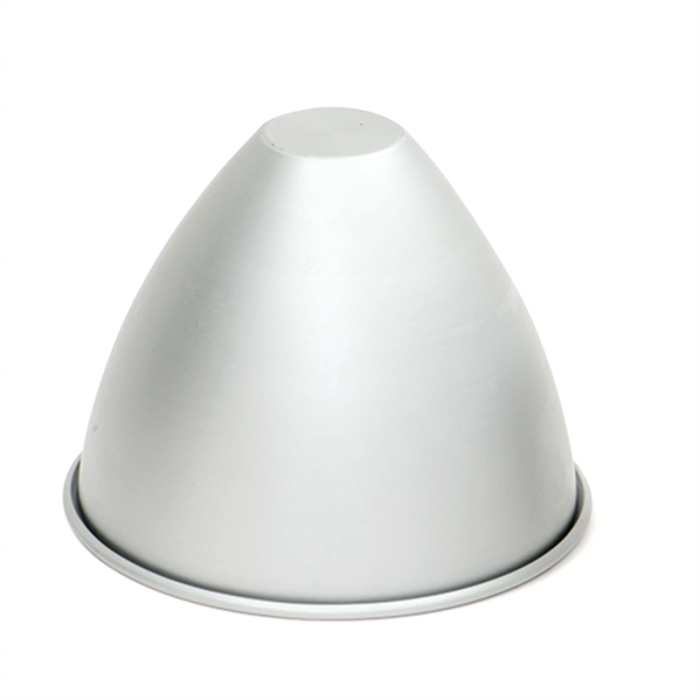 Forma 3D Coacere Tort Conic / Rochie Papusa, Ø 13.5 x 4.5 x H 11.5 cm, Aluminiu Anodizat [1]