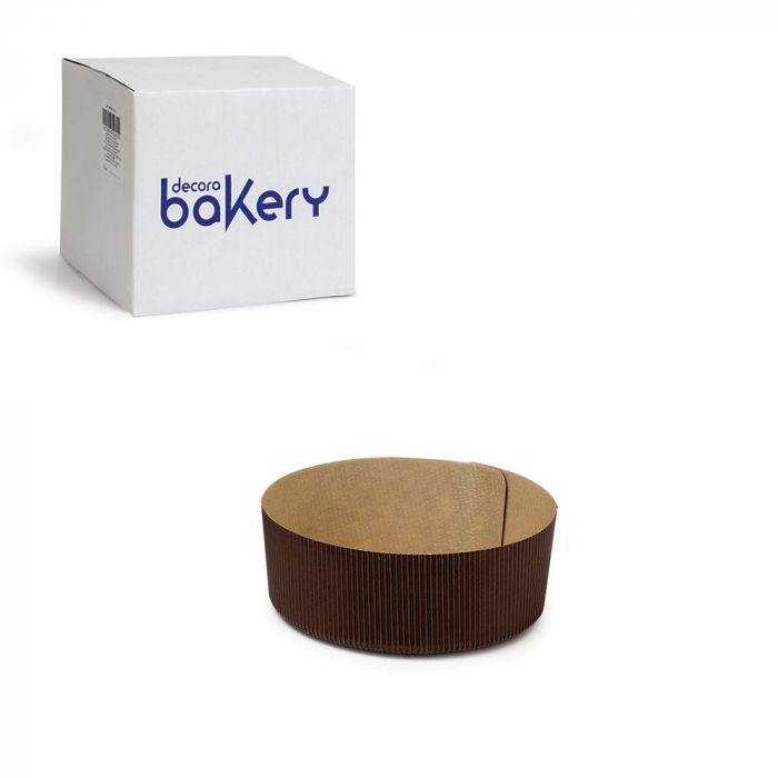 Forma Coacere Panettone Ø60xH4cm - 1000 gr, Carton Termorezistent, Set 40 Buc [2]