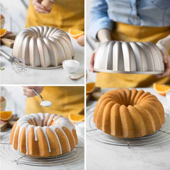 Forma Coacere Rotunda Carol Ø 24 x H 10 cm, Aluminiu Antiaderent [3]