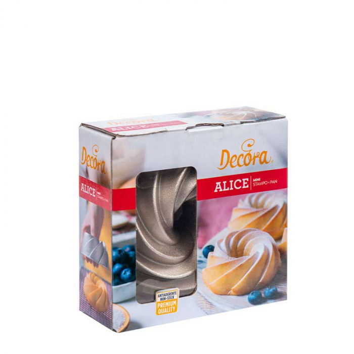 Forma Coacere Rotunda Mini Alice Ø 10 x H 5 cm, Aluminiu Antiaderent [2]