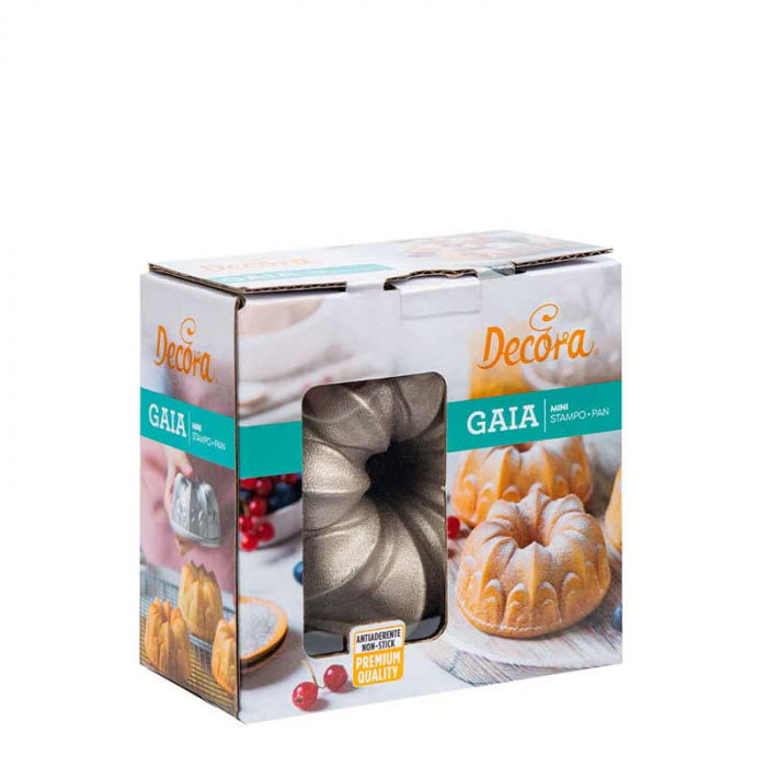 Forma Coacere Rotunda Mini Gaia Ø 10 x H 5 cm, Aluminiu Antiaderent [2]