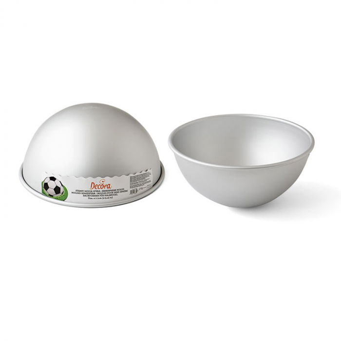 Forma Coacere Semisfera, Ø 20 x H 11 cm, Aluminiu Anodizat, 1 buc [1]