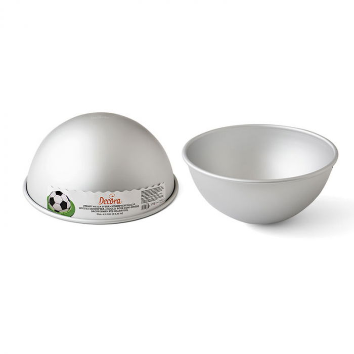 Forma Coacere Semisfera, Ø 22 x H 11 cm, Aluminiu Anodizat, 1 buc [1]