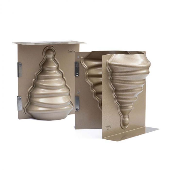 Forma Copt 3D Brad Craciun 15 x 10 x H 20 cm, Aluminiu Antiaderent [3]