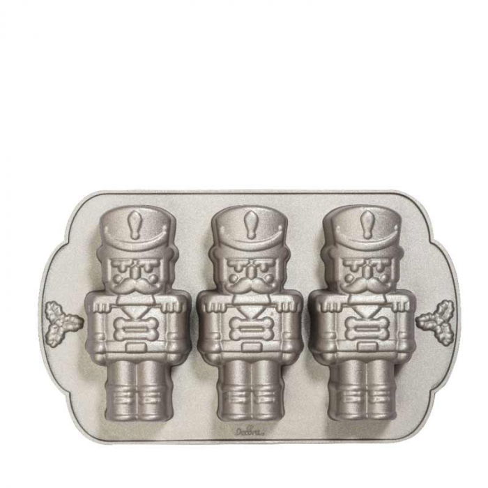 Forma Copt Spargatorul de Nuci 3 Cavitati 14.8 x 6.4 x H 4.5 cm, Aluminiu Antiaderent [1]