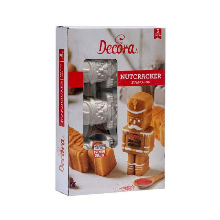 Forma Copt Spargatorul de Nuci 3 Cavitati 14.8 x 6.4 x H 4.5 cm, Aluminiu Antiaderent [2]