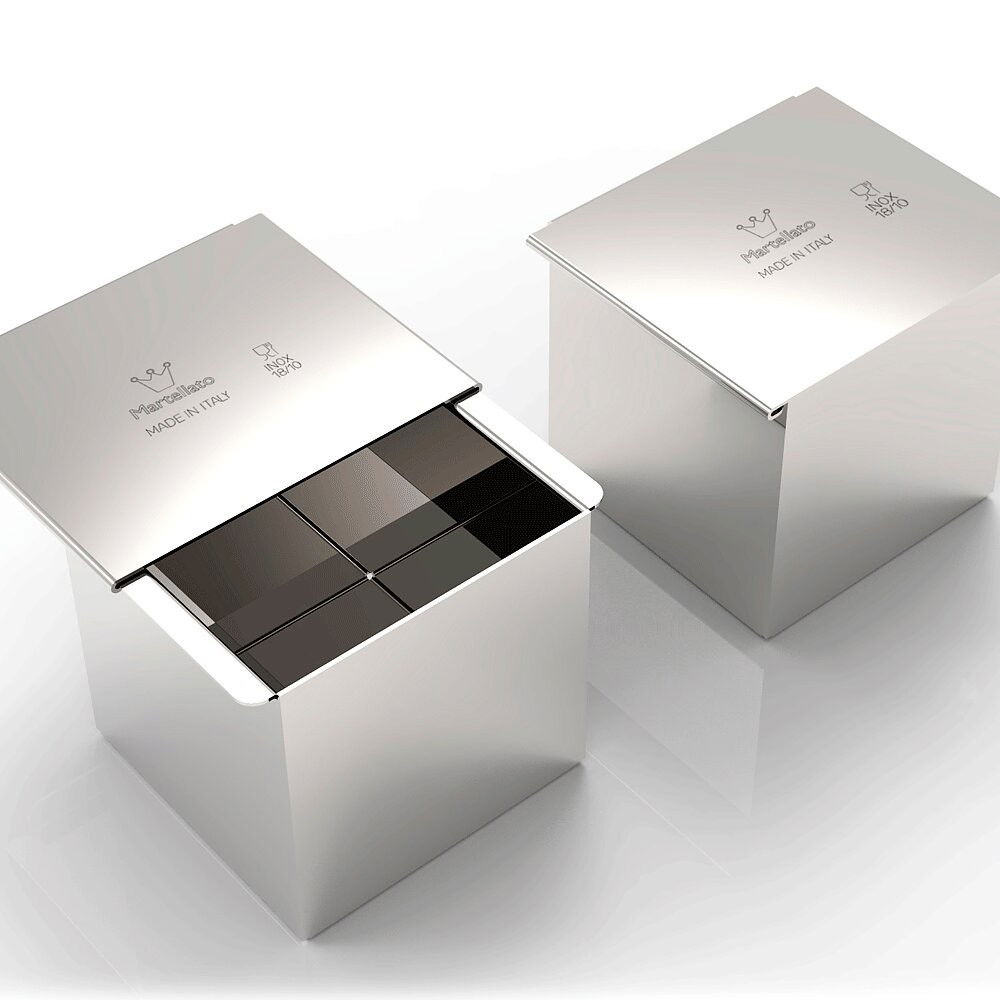 Forma Inox Coacere Produse Model Geometric Cub Mini 6 x 6 x H 6 cm, vol. 220 ml [3]