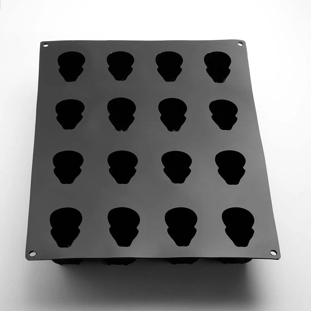 Forma Pavoflex 30x40cm Craniu 16 cavitati, 5 x 7 x H 6 cm, 120 ml [6]