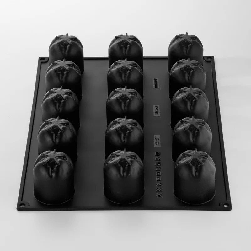 Forma Pavoflex 30x40cm Panettone 15 cavitati, Ø 5.5 x H 6.5 cm, 130 ml [2]