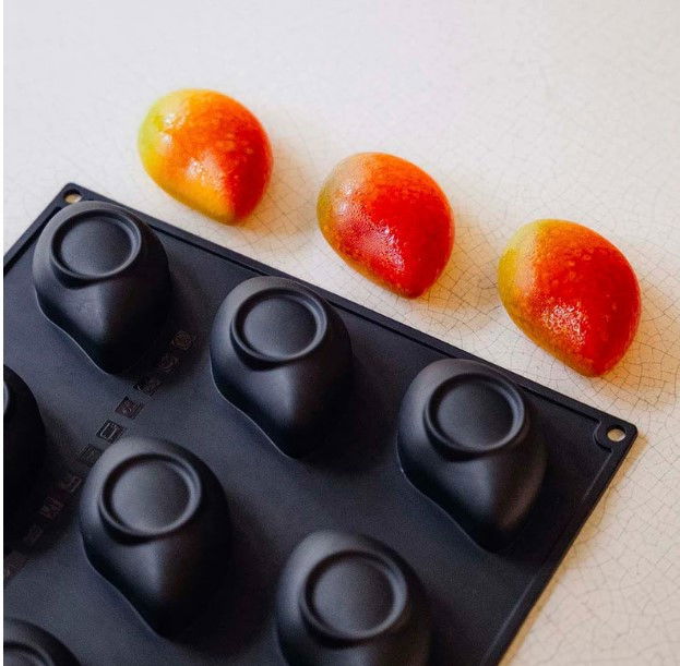 Forma Pavoflex Mango 9 × 5.8 × H 3.5 cm, 12 cavitati, 95 ml [1]