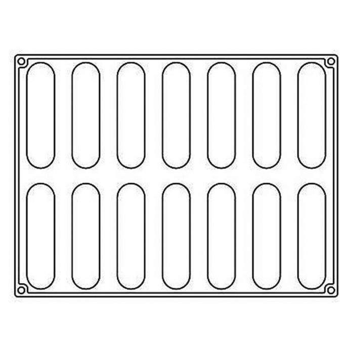 Forma Silicon Bachour, Monoportii Confy, 12.8 x 3 x h 2.8 cm, 90 ml, 14 cavitati [2]