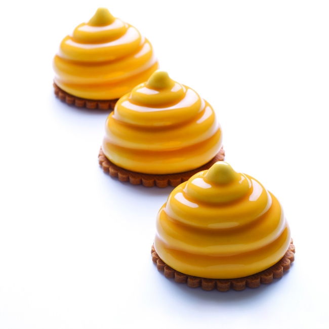 Forma Silicon Bachour, Monoportii Over, Ø 6.5 x h 5 cm, 90 ml, 12 cavitati [1]