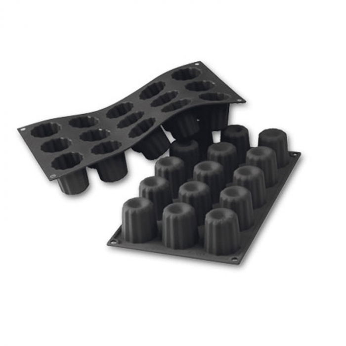 Forma Silicon pentru Canneles Bordelais  Ø4.5 x H4.5 cm [1]