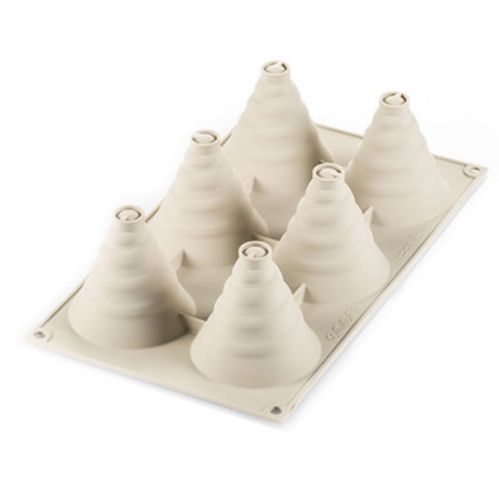 Forma Silicon Brad 3D Ø 6 x H 7 cm, 6 cavitati x 100 ml [3]