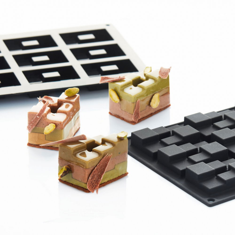 Forma Silicon Brick 6 x 4 x H 1.6 cm, 12 cavitati, 27 ml [3]