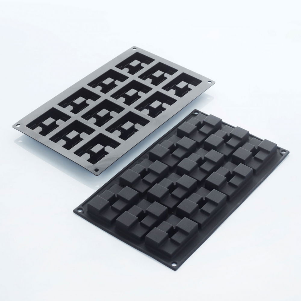 Forma Silicon Brick 6 x 4 x H 1.6 cm, 12 cavitati, 27 ml [1]