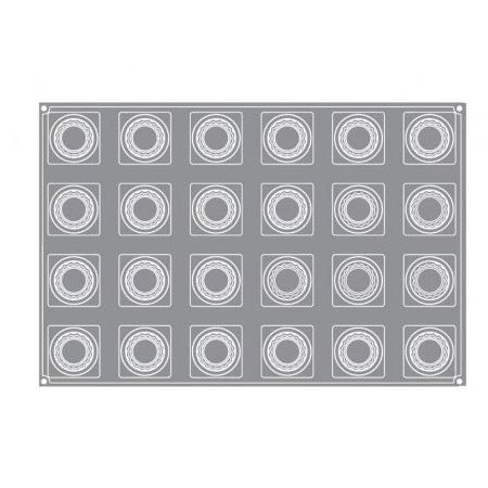 Forma Pavoflex 60x40 cm Caesar 7x7xh5 cm, 24 cavitati, 130 ml [3]