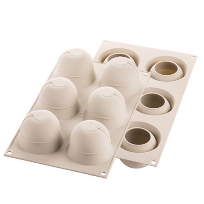 Forma Silicon Caise Ø 6.2 x H 5.2 cm, 6 cavitati x 118 ml [2]