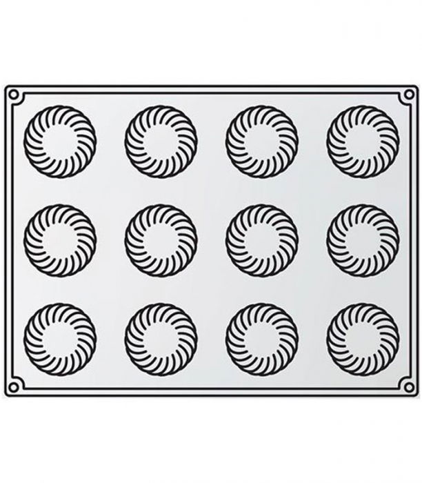 Forma Silicon Caleidon, Monoportii, Ø 6 x h 3.4 cm, 93 ml, 12 cavitati [2]