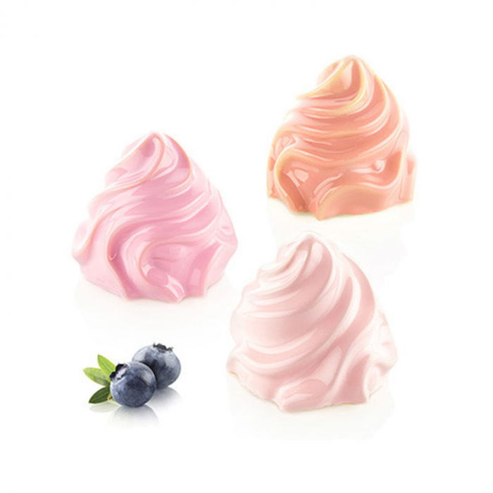 Forma Silicon Chantilly Ø 7.3 x H 6.5 cm, 6 cavitati, 120 ml [1]