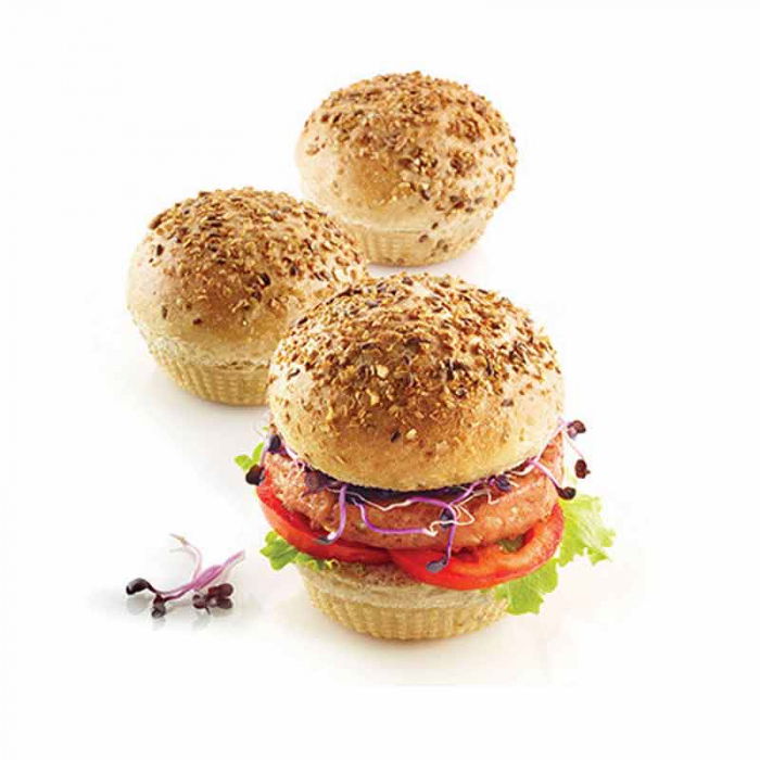 Forma Silicon Chifla Burger Ø 8 x H 2 cm, 6 cavitati [1]