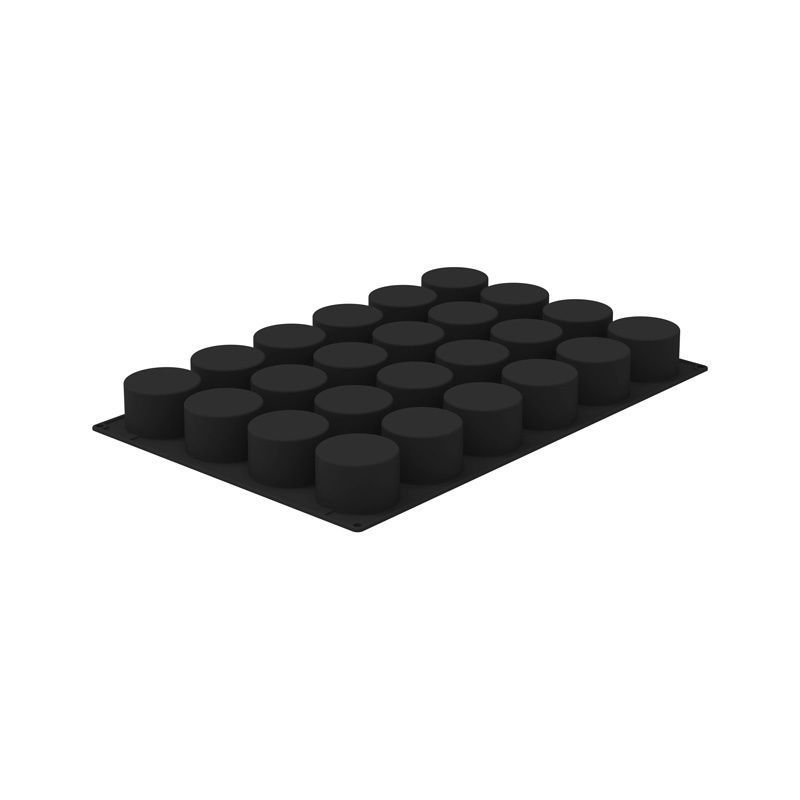Forma Silicon Cilindru Monoportii Ø 8 cm, 24 Cavitati – Silikomart Professional [3]