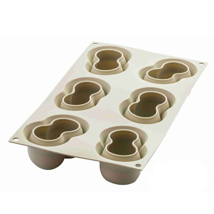 Forma Silicon Cireasa 7.5 x 5 x H 4.5 cm, 6 cavitati x 105 ml [3]