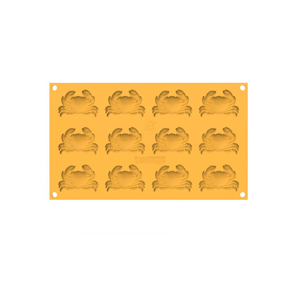 Forma Silicon Crab 6.1 x 4.1 x H 0.7 cm, 12 cavitati x 6 ml [2]