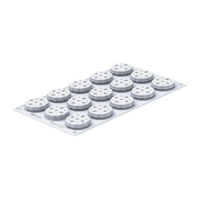 Forma Silicon Crostata XS Ø 4.4 x H 1.7 cm, 15 cavitati x 20 ml [3]