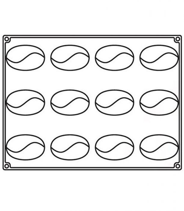Forma Silicon Curvy, Monoportii 8.5 x 5.3 x h 4.2 cm, 100 ml, 12 cavitati [2]